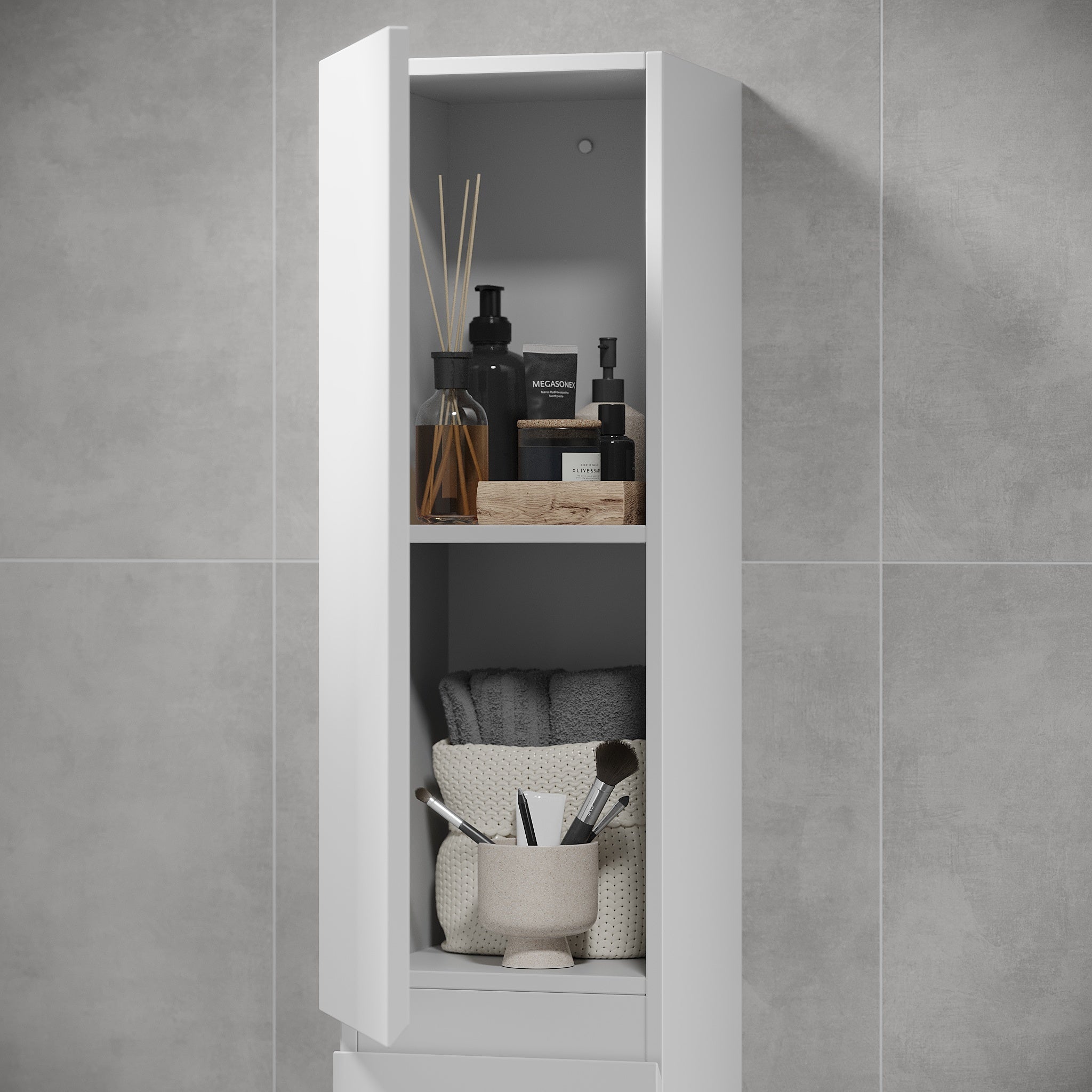 Kenwood Integrated Højskab, Mat Hvid