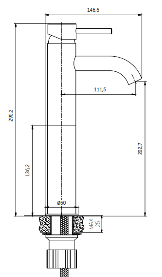 Dragør, Mixer Set - Code, Black Mat - 5 cm - MASTERSTORE - 8595677141344 - Mixer Set - Code - 48-005-00-02-30 - 8595677141344