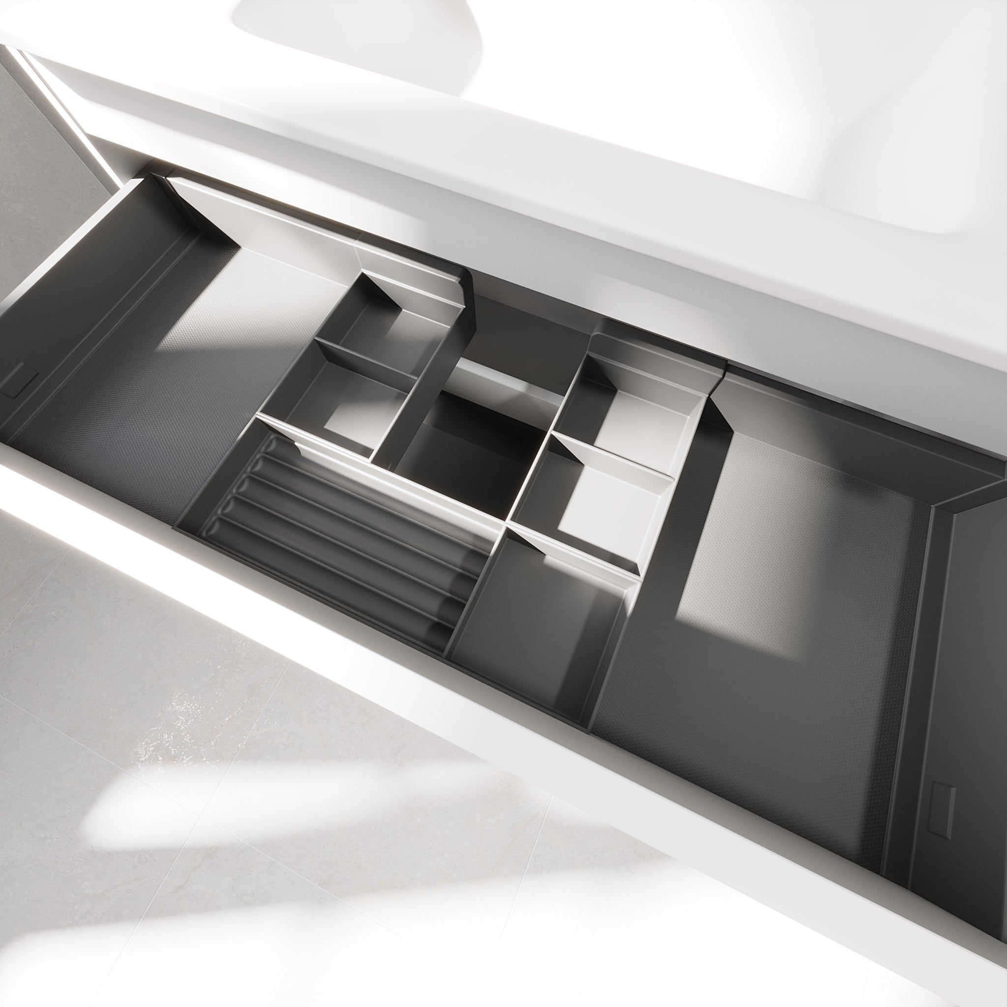 Odda Badmøbel, Mat Hvid