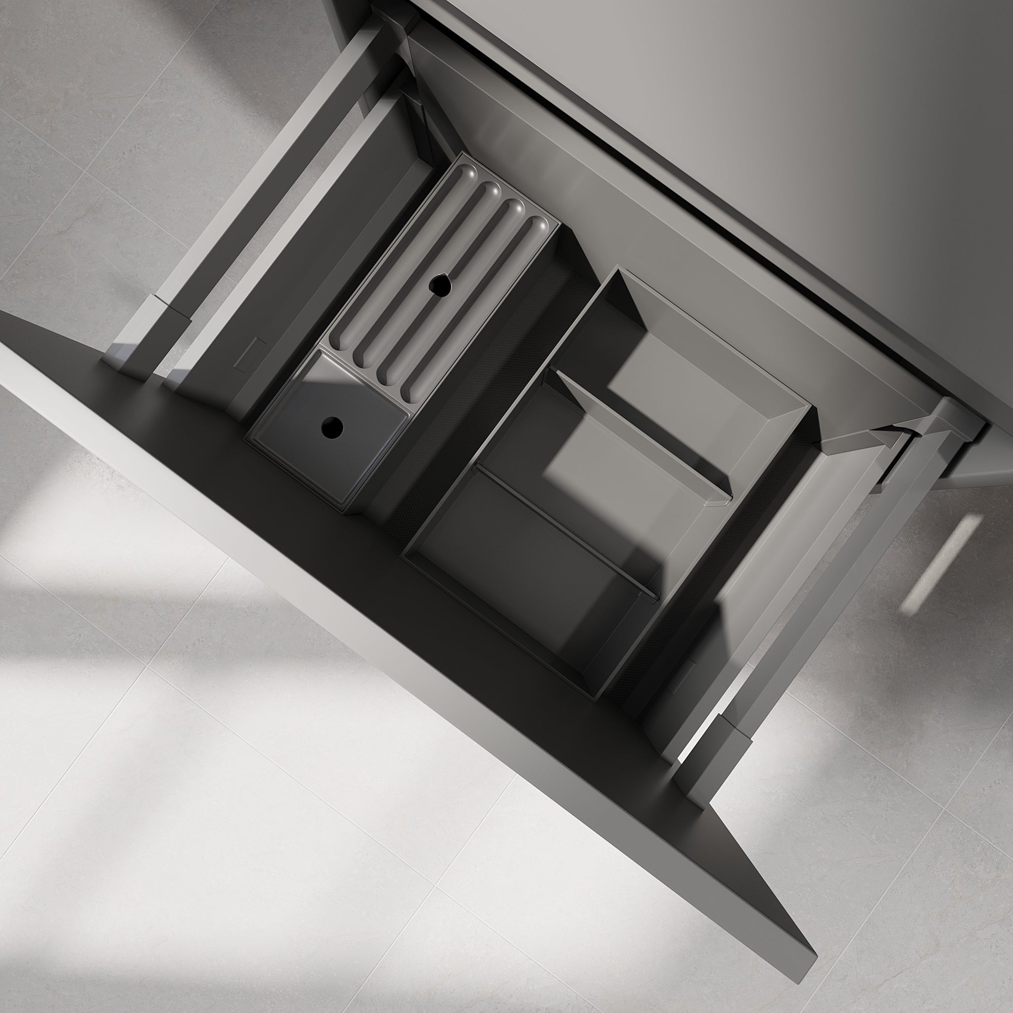 Bardufoss Badmøbel, Mat Hvid