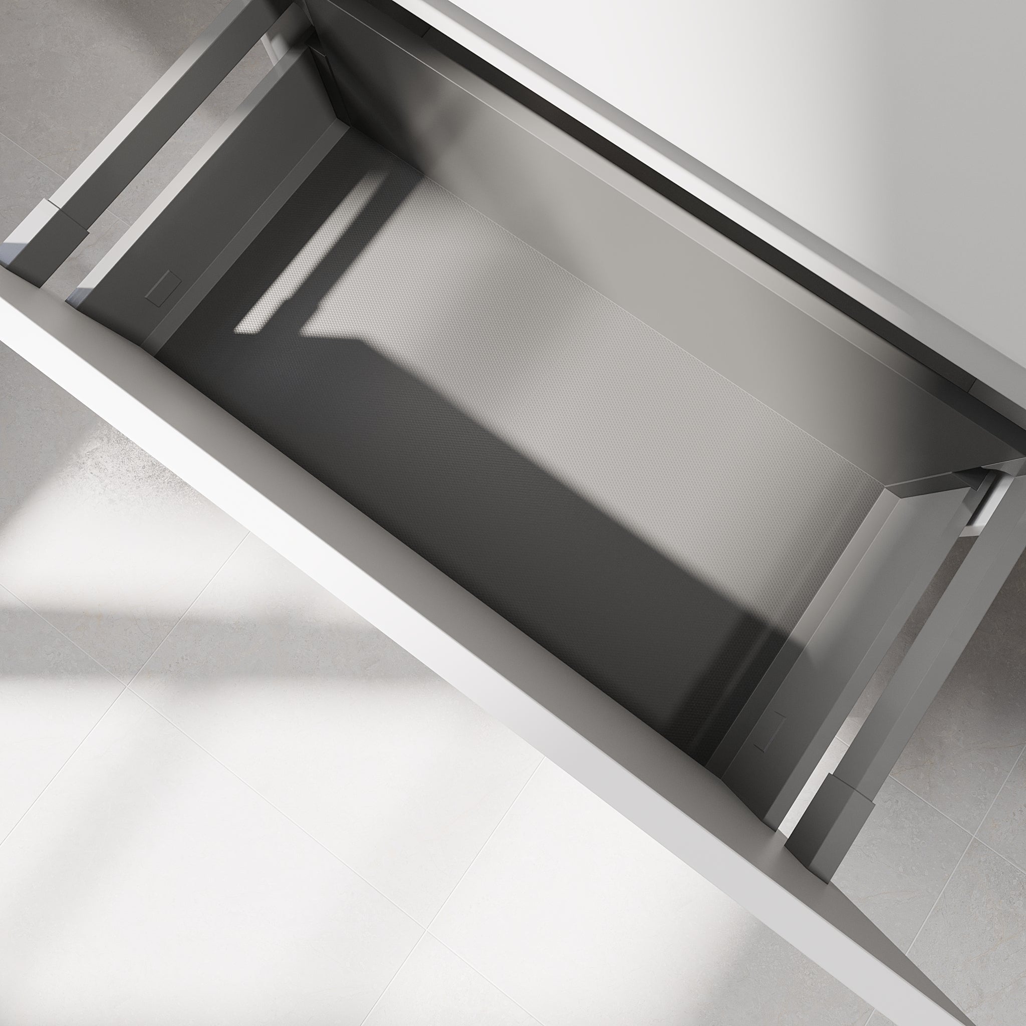 Vardø, Furniture Set - Basin & Cabinet, White Mat - 100 cm - MASTERSTORE - 8595677177756 - Furniture Set - Code - 70-100-40-01-40 - 8595677177756