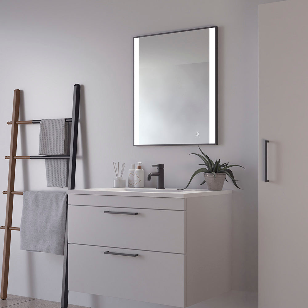 LED spejl Libra, Firkantet