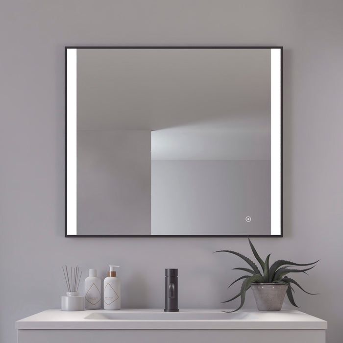 LED spejl Libra, Firkantet