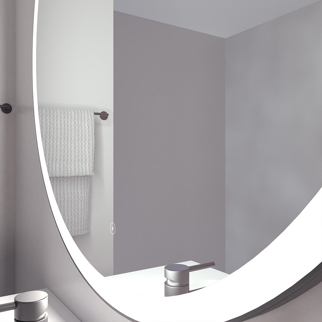 Nyborg LED Spejl, Rundt