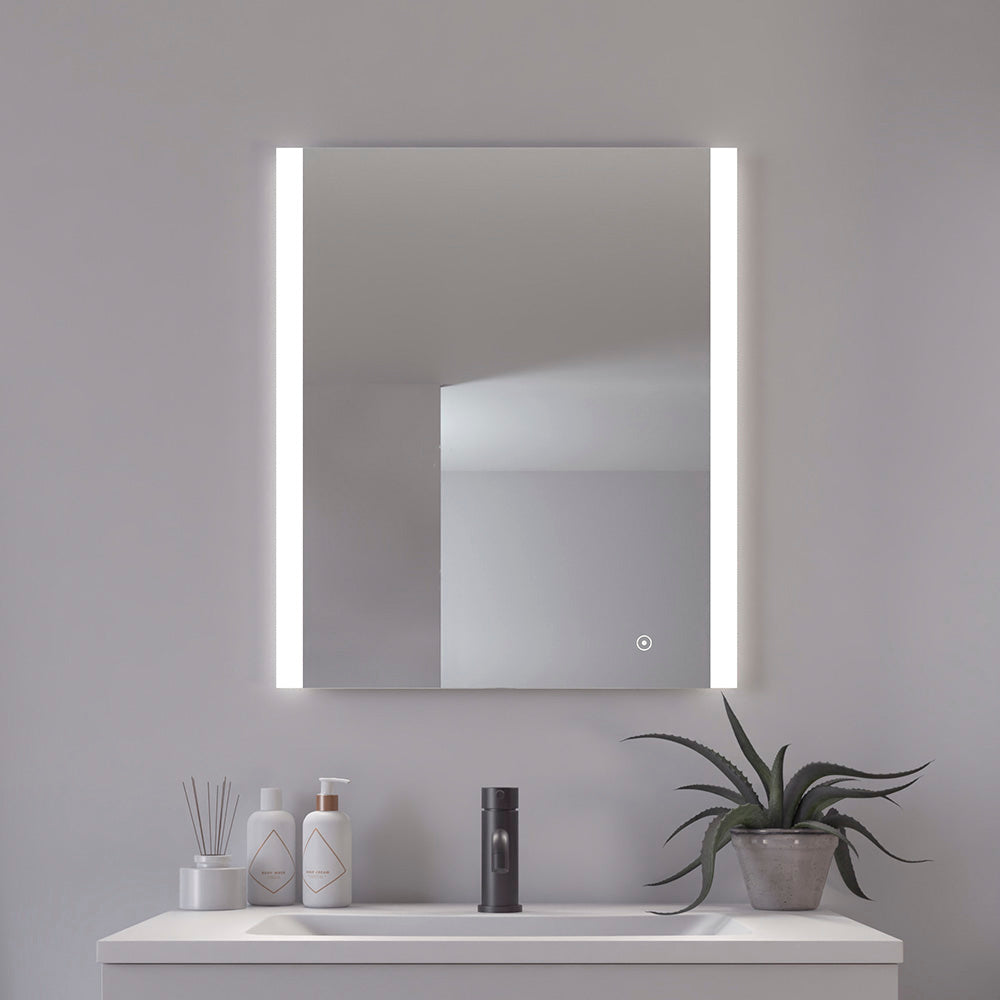LED spejl Vega, Firkantet