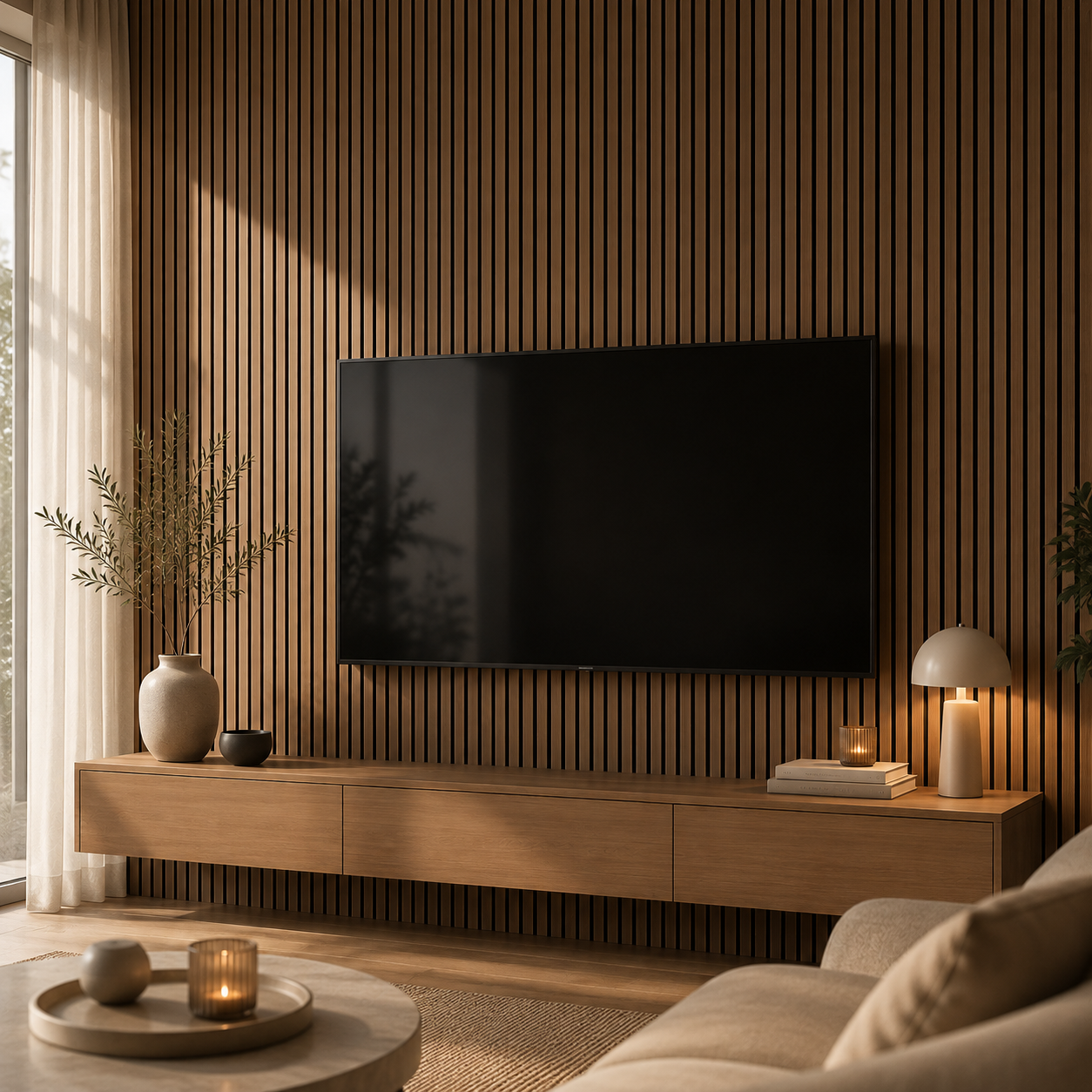 Akustikpanel - 240 x 52 x 1,8 cm – Vasalund