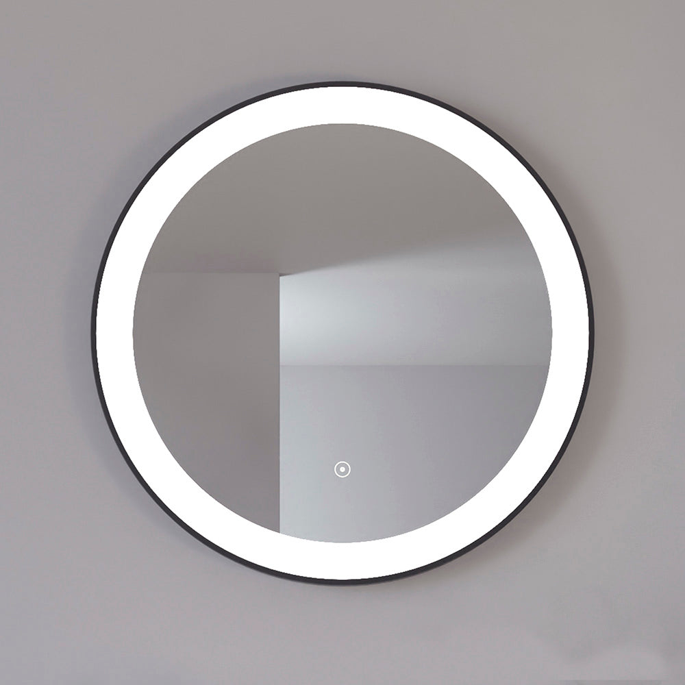 LED spejl Libra, Rund