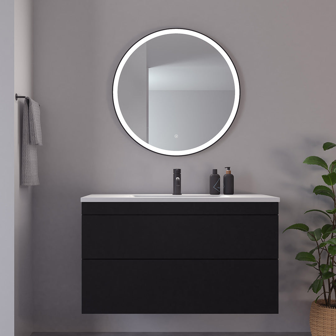 Nyborg LED Spejl, Rundt