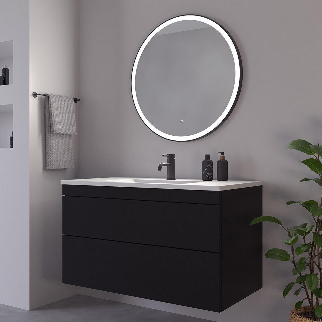 Nyborg LED Spejl, Rundt