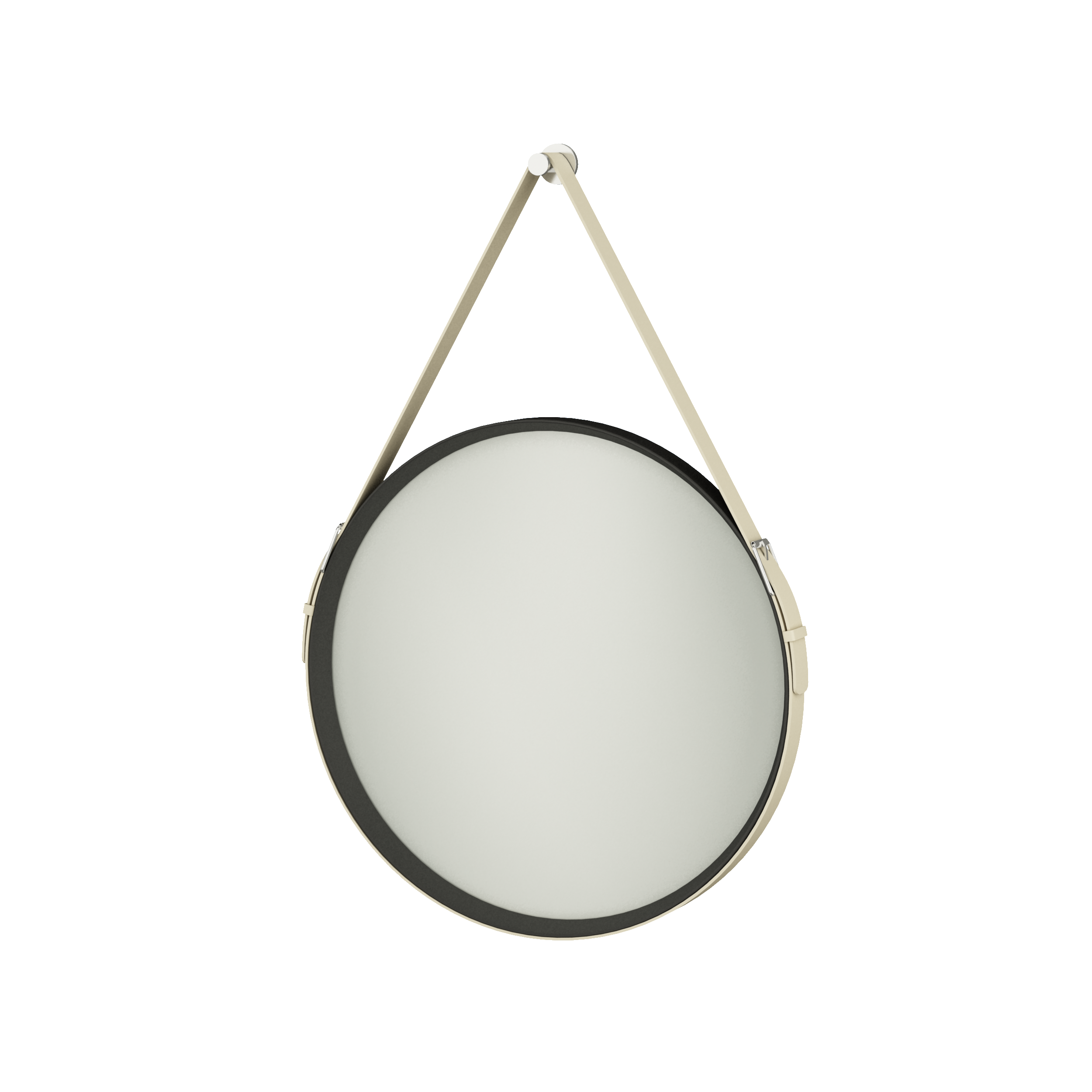Spejl Røsnæs Rund, Sort-Spejle-HomeTomato