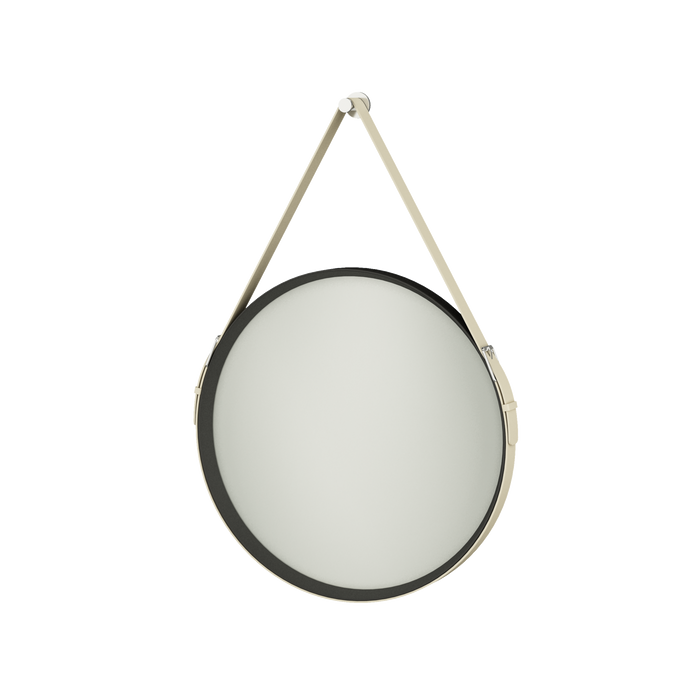 Spejl Røsnæs Rund, Sort-Spejle-HomeTomato