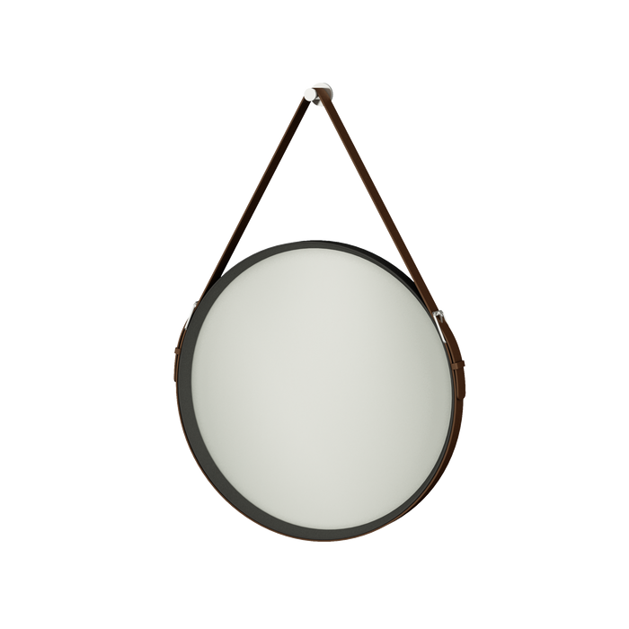Spejl Røsnæs Rund, Sort-Spejle-HomeTomato