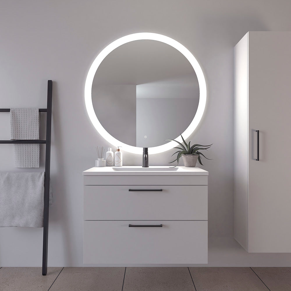 Vega LED spejl, Rund