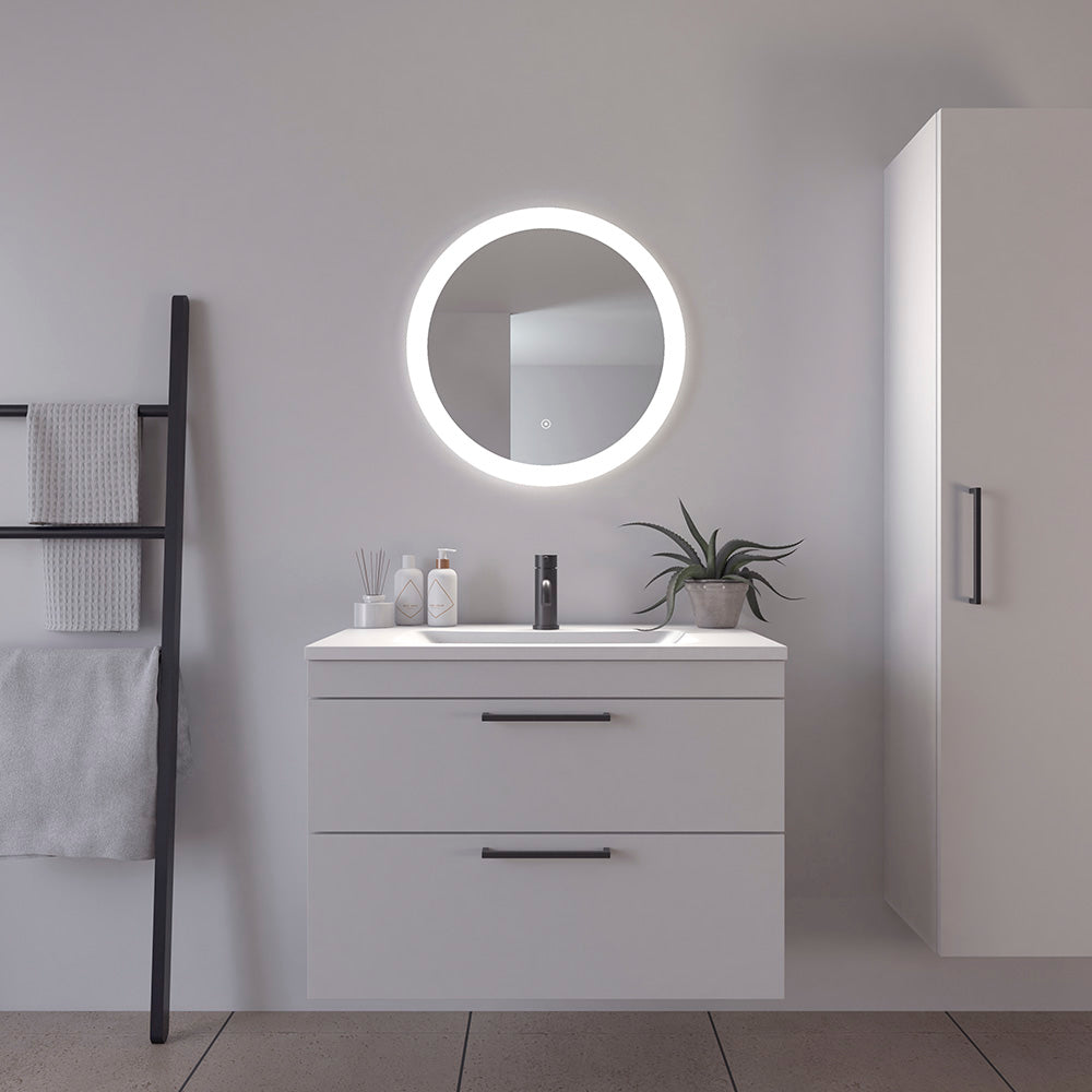 Vega LED spejl, Rund