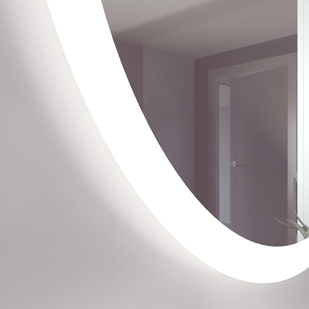 Vega LED spejl, Rund