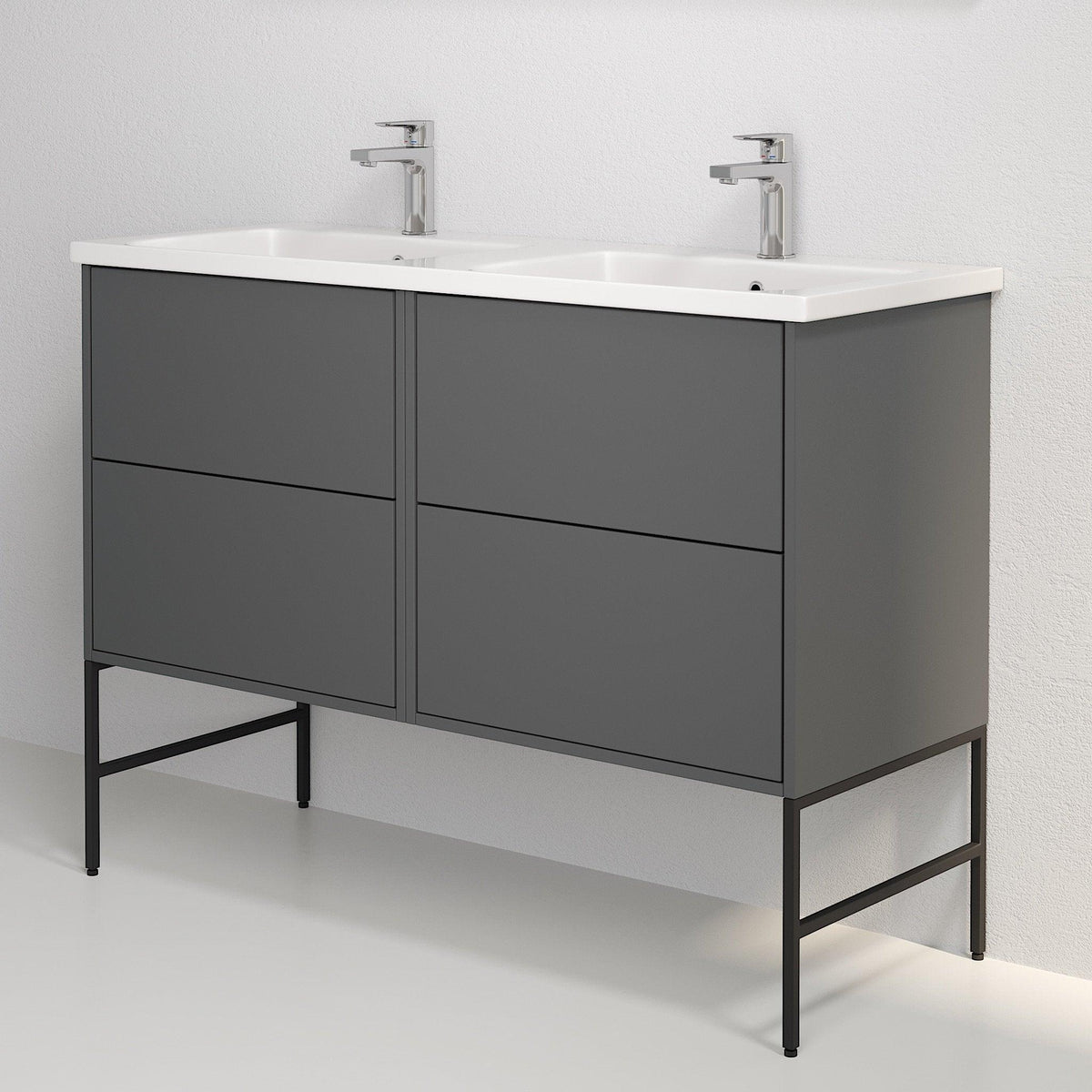 Ben til Nordfeld Modern Vaskeskab, Mat Sort - HomeTomato - 08-030-05-02-00 - 8595677101492