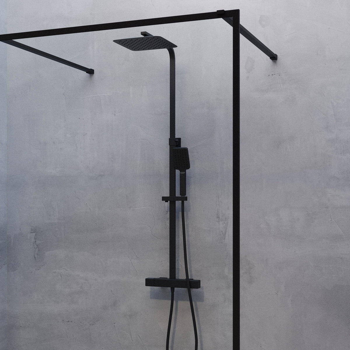 Brusesæt Næsby Med 25 cm Topbruser - HomeTomato - 31-120-06-02-00 - 8595677103823