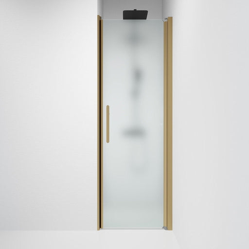 Fjäll Brusedør Til Bruseniche, Frostet Glas, Bronze Profil - HomeTomato - 38-070-70-55-00 - 8595677155501