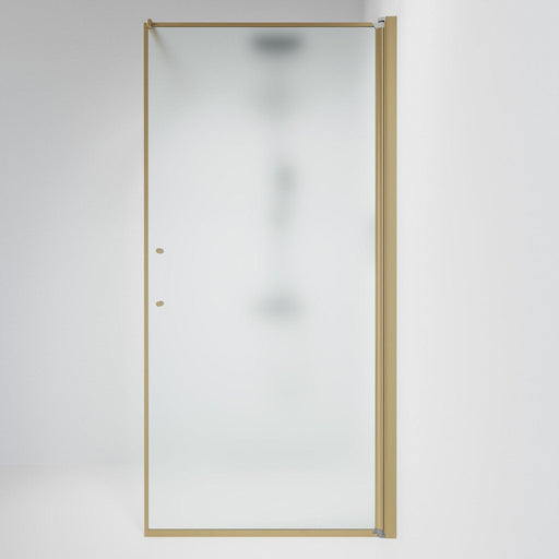 Fjäll Brusevæg, Bronze Profil, Frostet Glas - HomeTomato - 39-100-70-55-00 - 8595677155617
