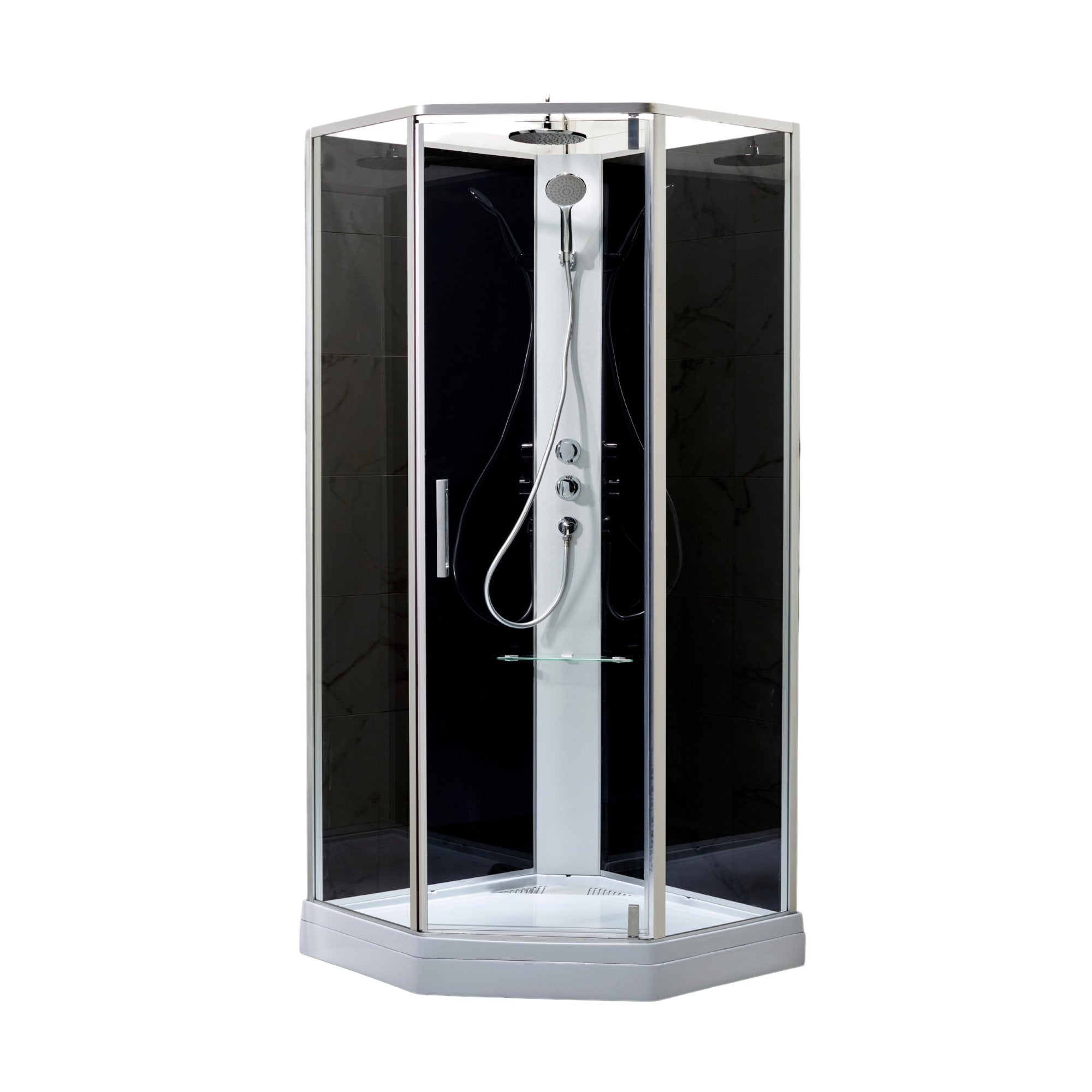 Fjäll Premium Brusekabine - HomeTomato - Brusekabine Fjäll Premium 80 x 80 klar - 8594175641141+8594175643046+8594175642735+8594175643107