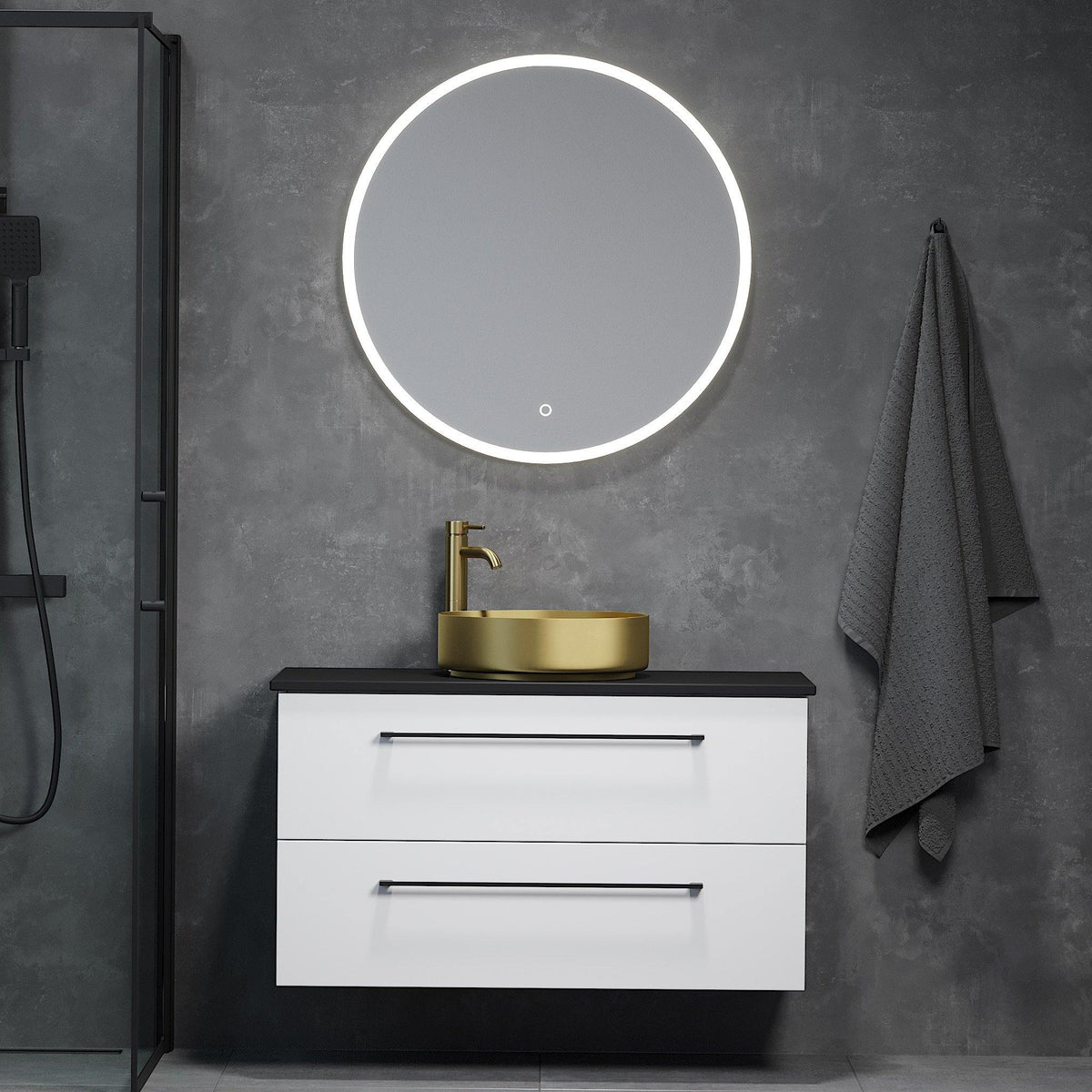 Fornæs Rundt LED Spejl - HomeTomato - 01-100-08-58-00 - 8595677118506