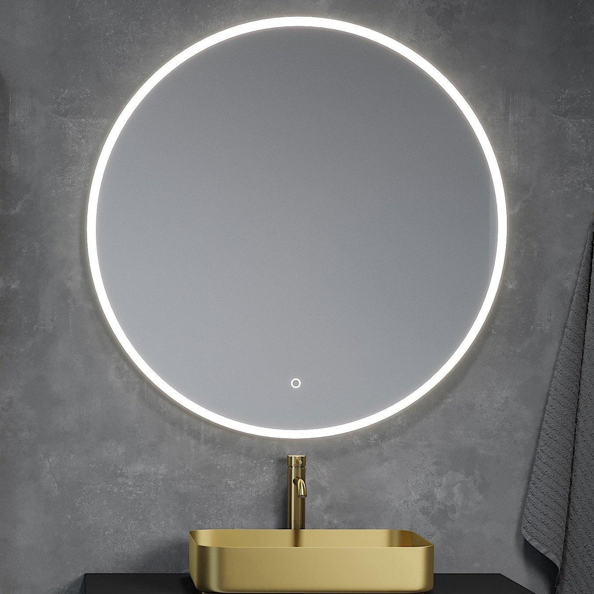 Fornæs Rundt LED Spejl - HomeTomato - 01-100-08-58-00 - 8595677118506