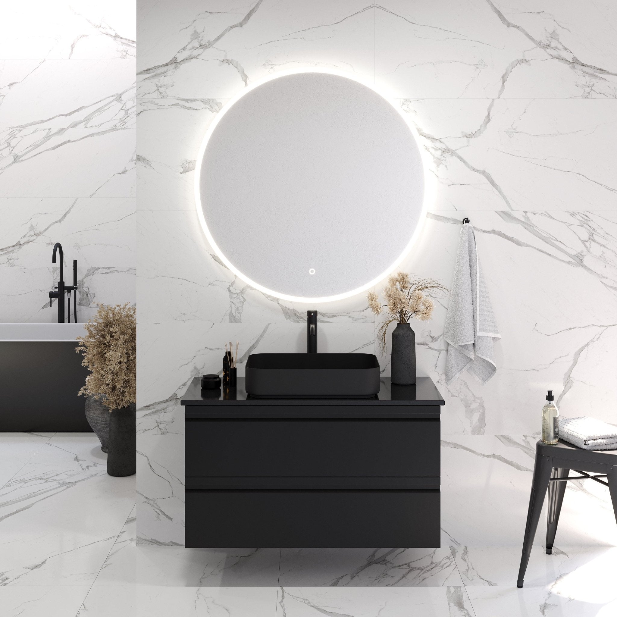 Fornæs Rundt LED Spejl - HomeTomato - 01-100-08-58-00 - 8595677118506