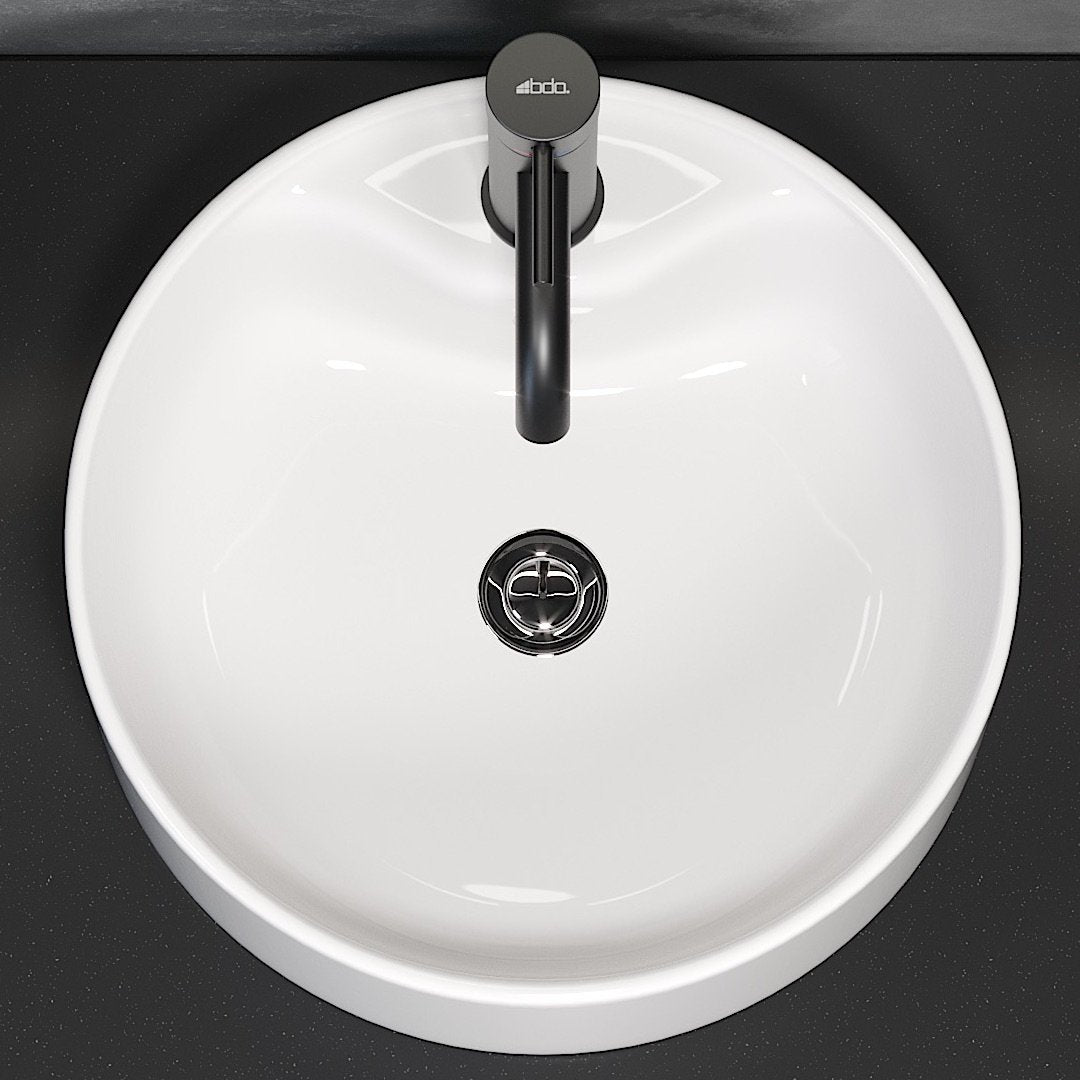 Fritstående Porcelænshåndvask Vikedal - HomeTomato - 06-038-09-11-00 - 8594175641530