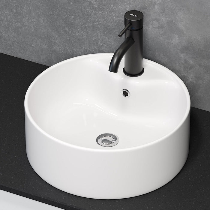 Fritstående Porcelænshåndvask Vikedal - HomeTomato - 06-038-09-11-00 - 8594175641530