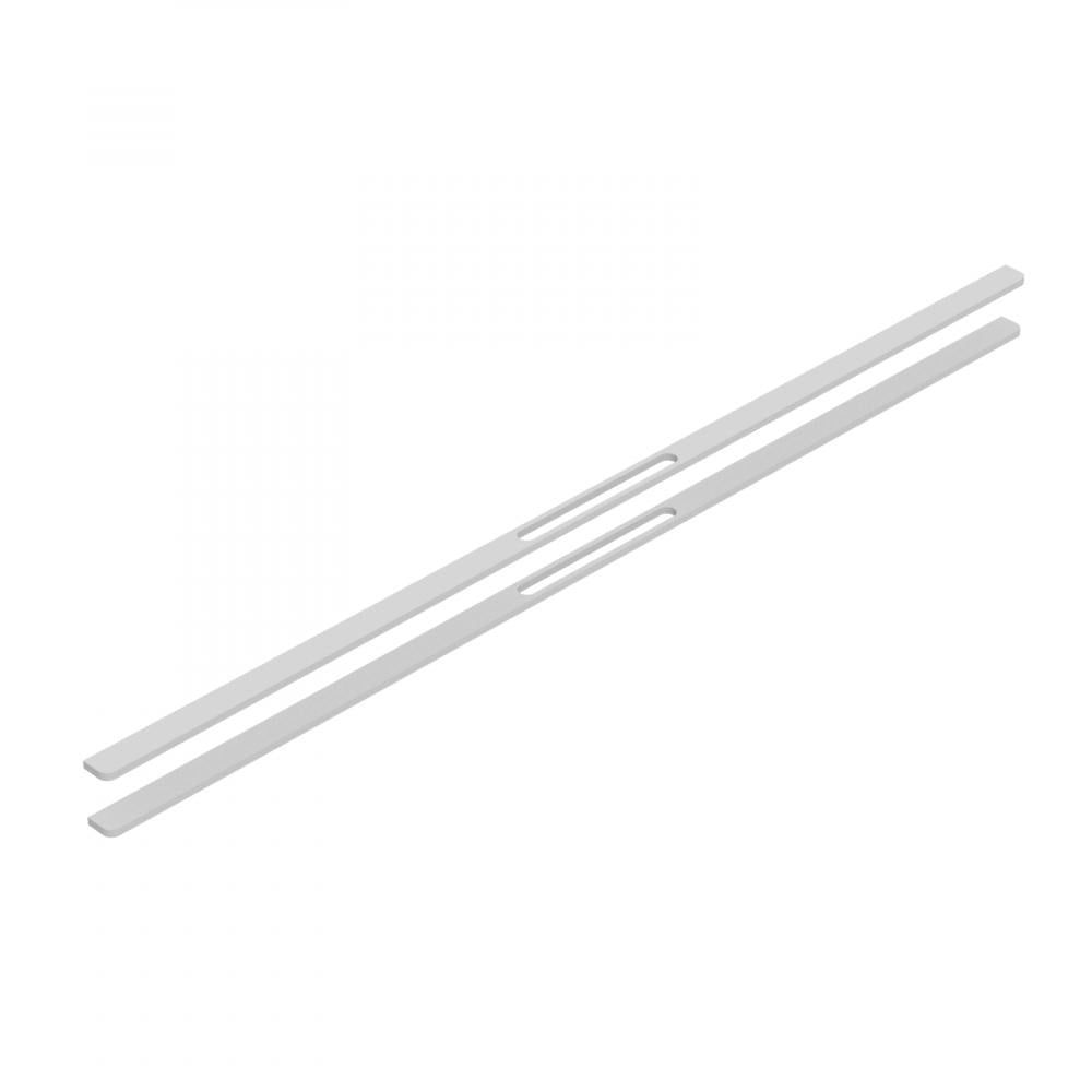 greb A, 2 stk, 120 cm, børstet aluminium - HomeTomato - 07-120-01-67-00 - 8594175645170