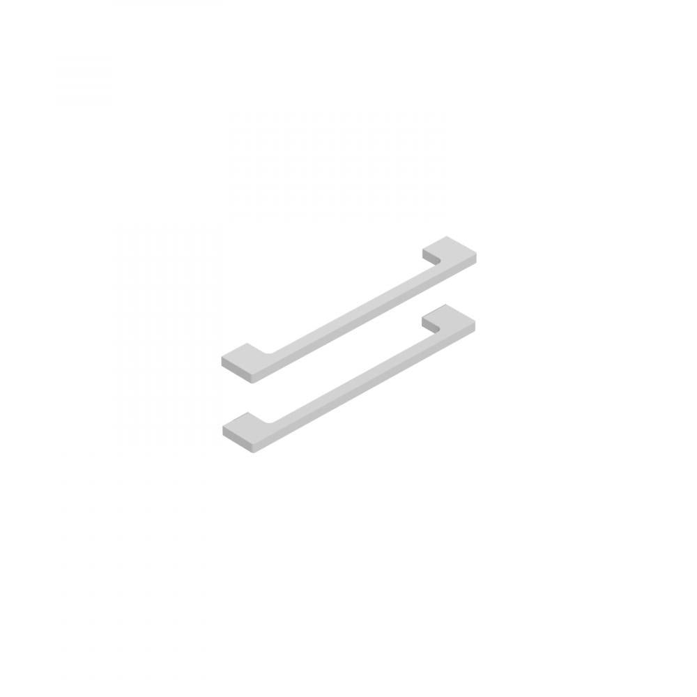 greb B, 2 stk, 20 cm, børstet aluminium - HomeTomato - 07-020-02-67-00 - 8594175646788