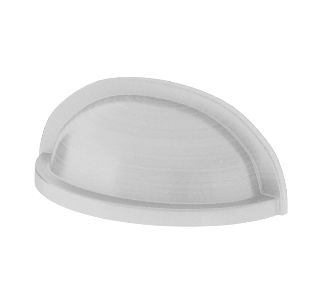 greb D, 2 stk, 8 cm, børstet aluminium - HomeTomato - 07-008-04-67-00 - 8594175640984