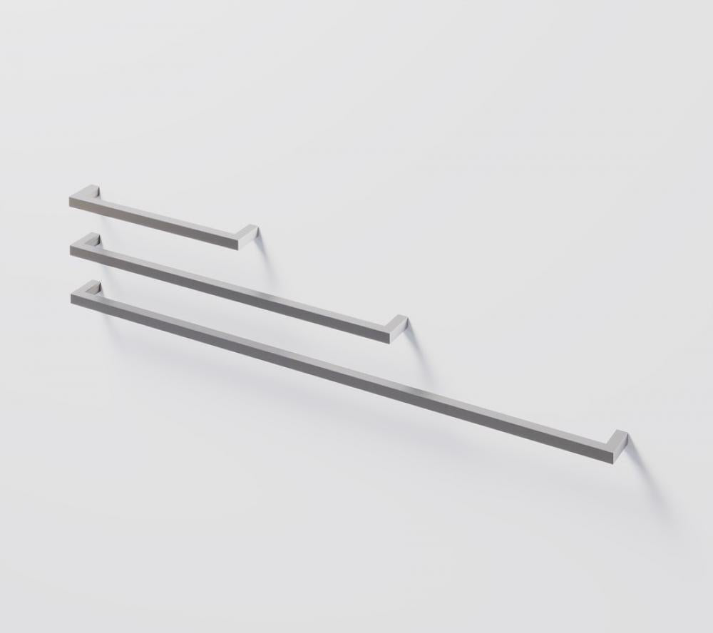 greb K - børstet/mat rustfri stål - 202x10x35 mm - 2 stk - HomeTomato - 07-020-09-71-00 - 8595677118629