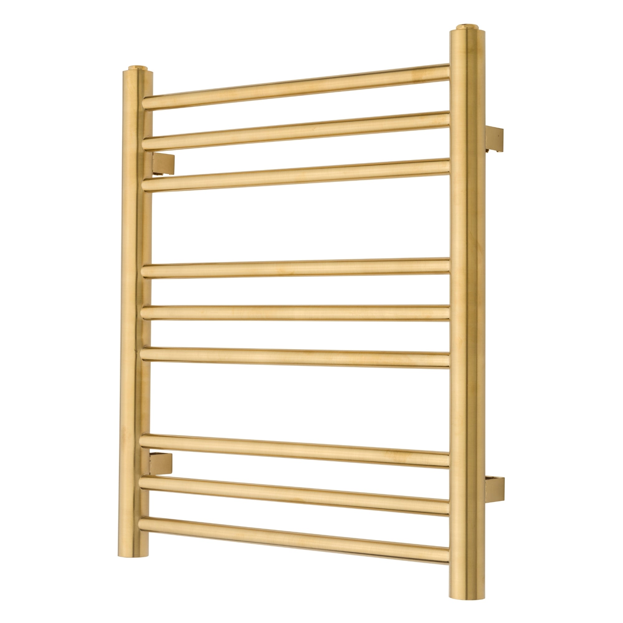 Håndklædetørrer Til El og Fjern- / Centralvarme PLUS 9-500 vandret, Børstet Messing - HomeTomato - 1074 - 5704263990843