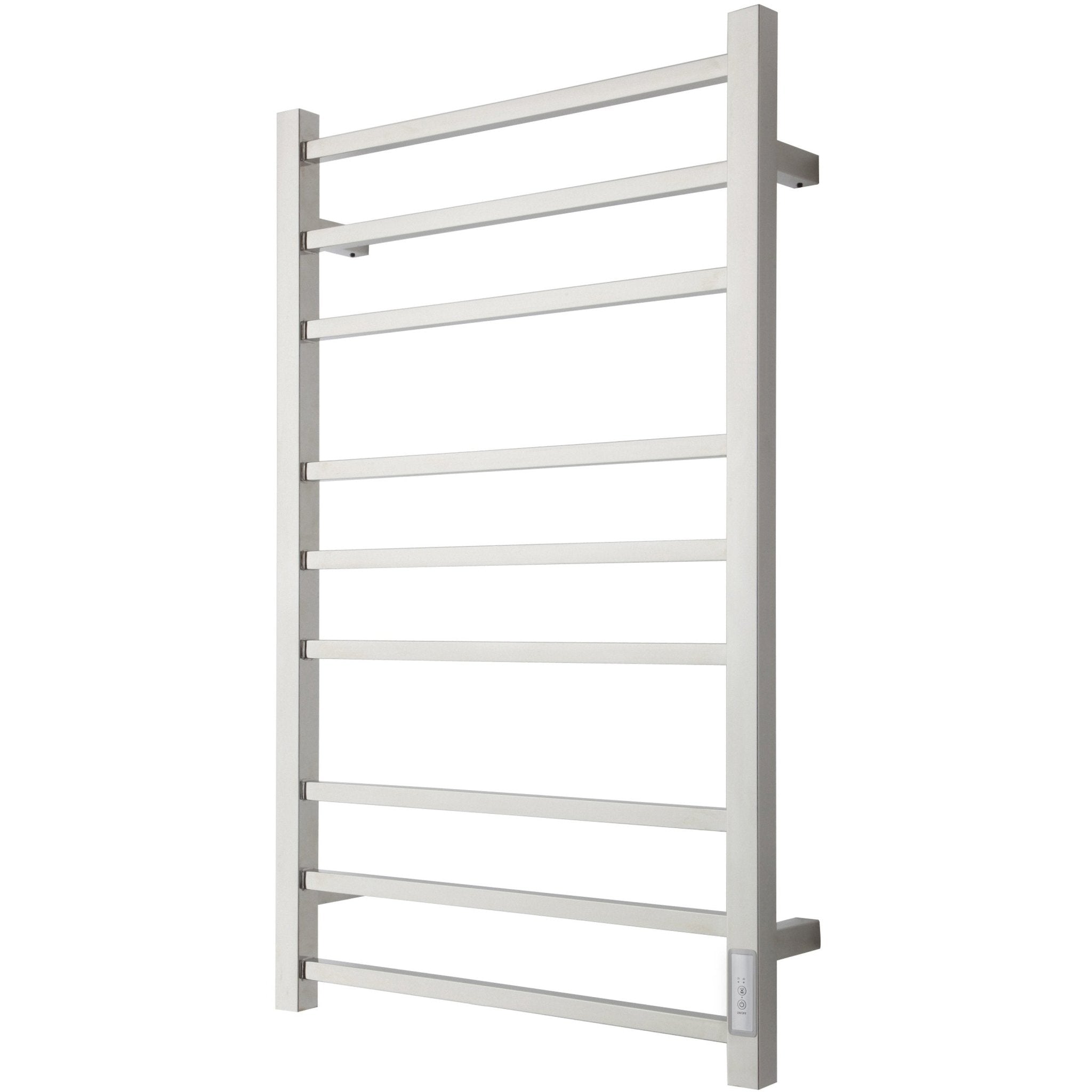 Håndklædetørrer Til El-tilslutning ELDO Firkantet 9 vandret - HomeTomato - 1031 - 5704263990072