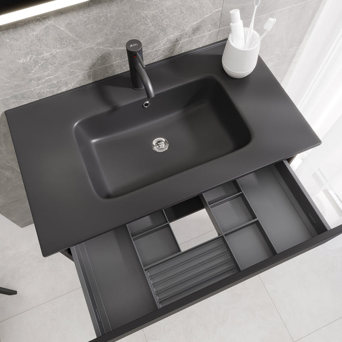 Selnes Compact Badmøbel, Mat Sort