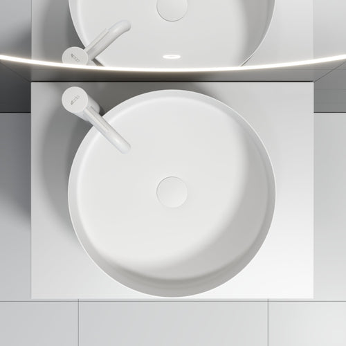 Kompaktlaminat Bordplade, Hvid - HomeTomato - 06-060-30-01-00 - 8595677134421