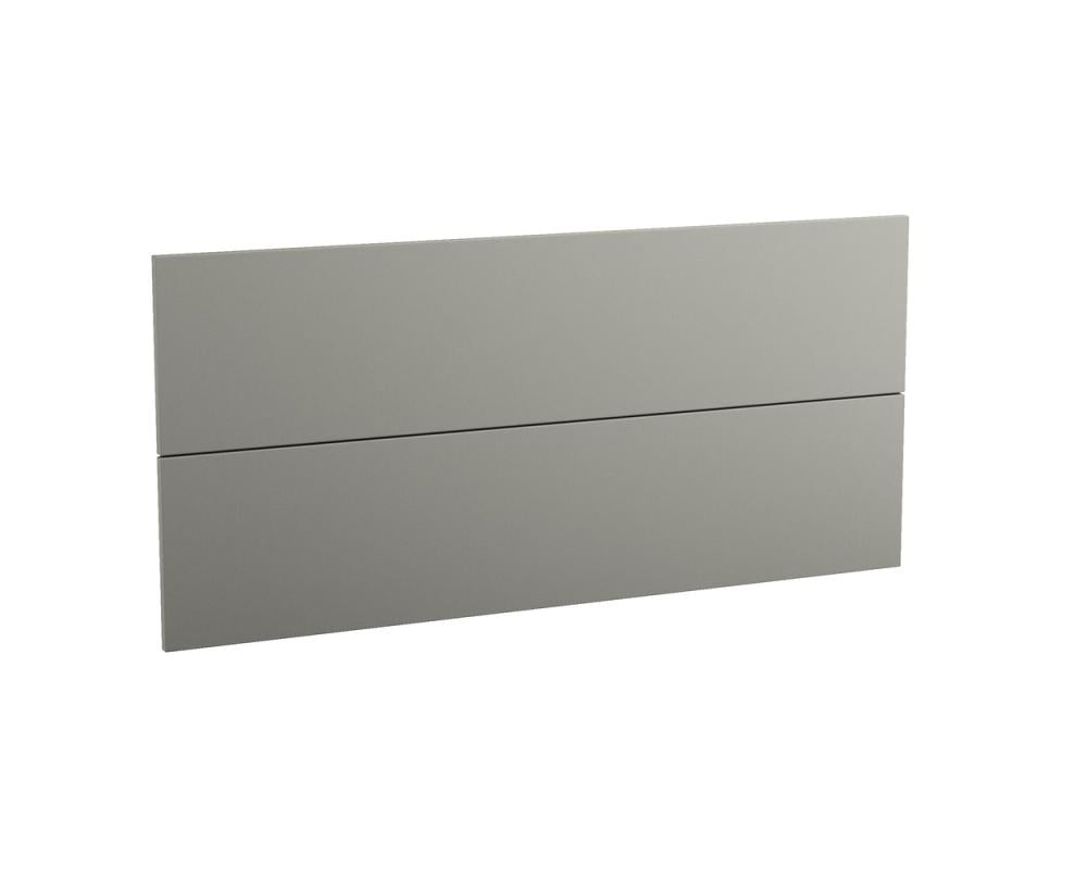 Skuffefront Vienna, 2 stk, 120 x 1,8 x 27,1 cm, mat grå - HomeTomato - 05-120-01-03-00 - 8594175645484
