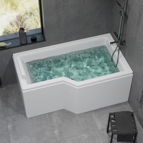 Svaneke Combi Badekar - HomeTomato - Svaneke_combi_Venstre_front - 8594175643732