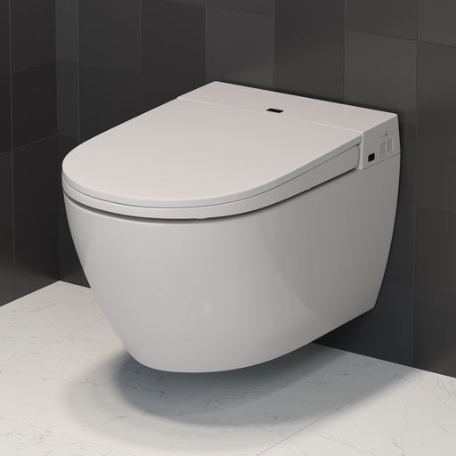 Væghængt Fjæll duschtoilet inkl. soft-close toiletsæde, uden skyllekant, 5 års garanti - HomeTomato - 21-040-02-11-07 - 8595677141849