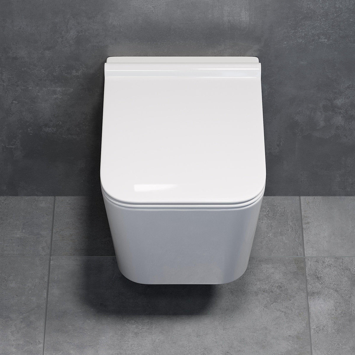 Væghængt Toilet Bromma, Kantet - HomeTomato - 23-036-02-11-00 - 8595677101997