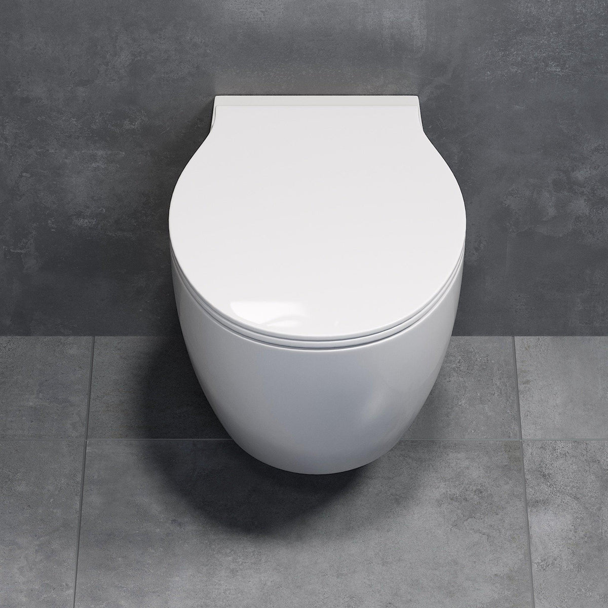 Væghængt Toilet Ikornes, Rund - HomeTomato - 23-036-01-11-00 - 8595677101980