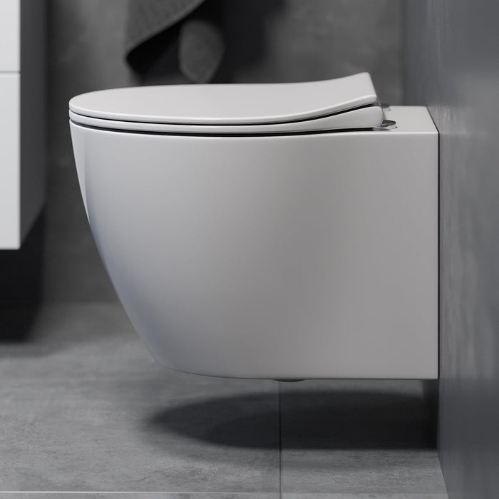 Væghængt Toilet Ikornes, Rund - HomeTomato - 23-036-01-11-00 - 8595677101980