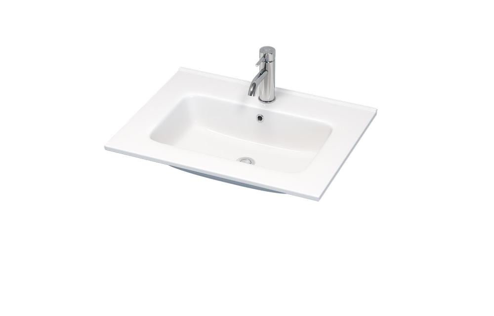 vask - 60 cm, Lillesand, standard, hvid porcelæn - HomeTomato - 06-060-27-11-00 - 8595677133592