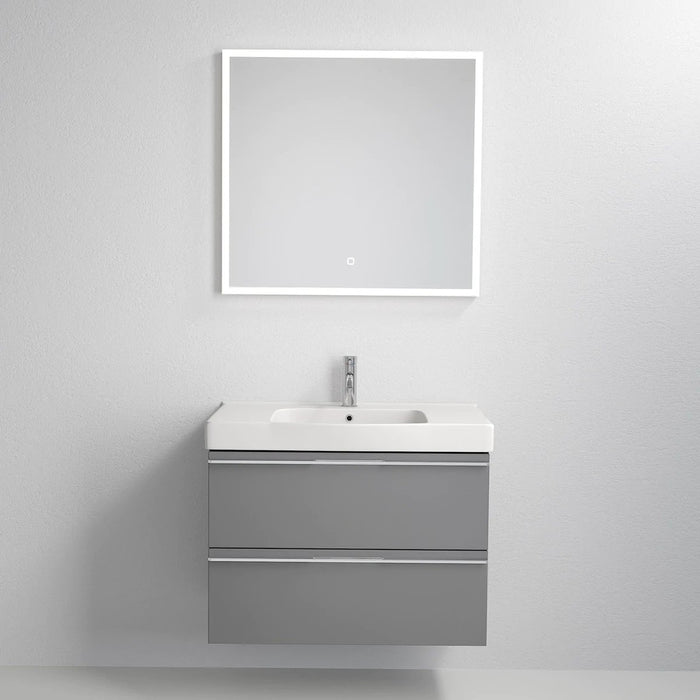 Vienna Badmøbelsæt M. Stavanger Vask, Mat Grå - HomeTomato - 70-080-30-03-00 - 8595677127614