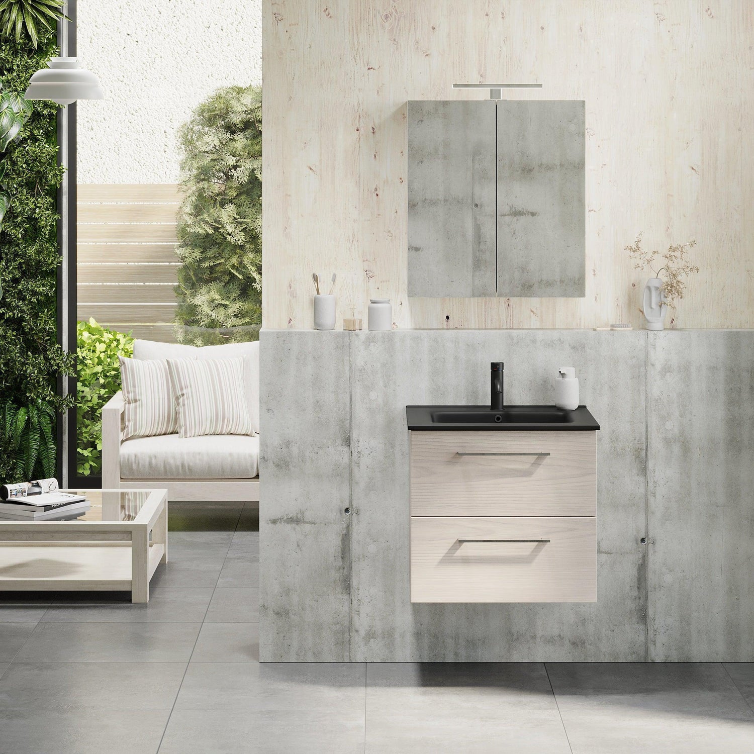 Spar op til 75 % på spejle & spejlskabe!