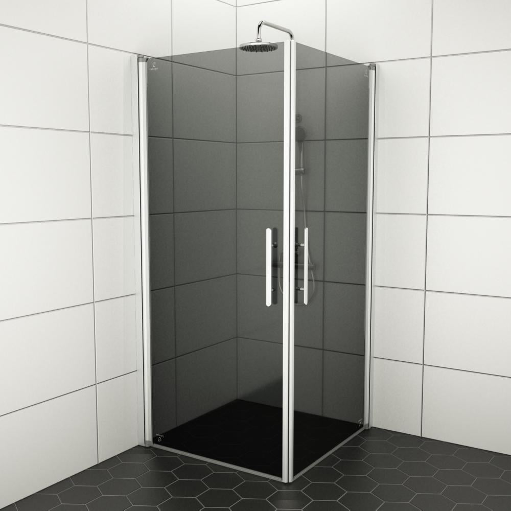 Vänern hærdet glas til bruseafskærmning, 6 mm., Tonet glas