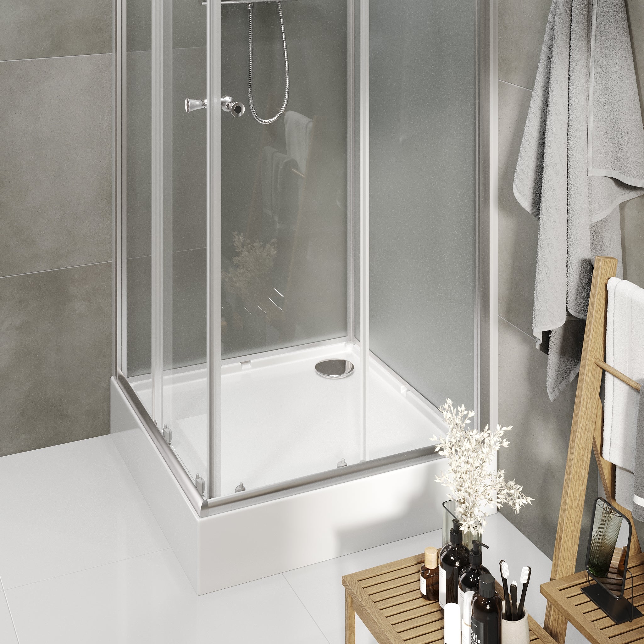 Dayton Firkantet brusekabine