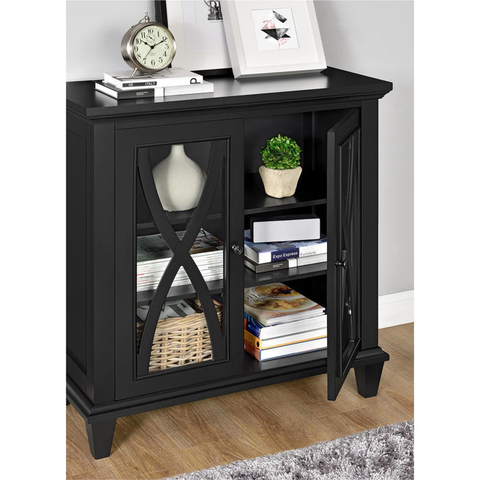 Ellington Vitrineskab, sort