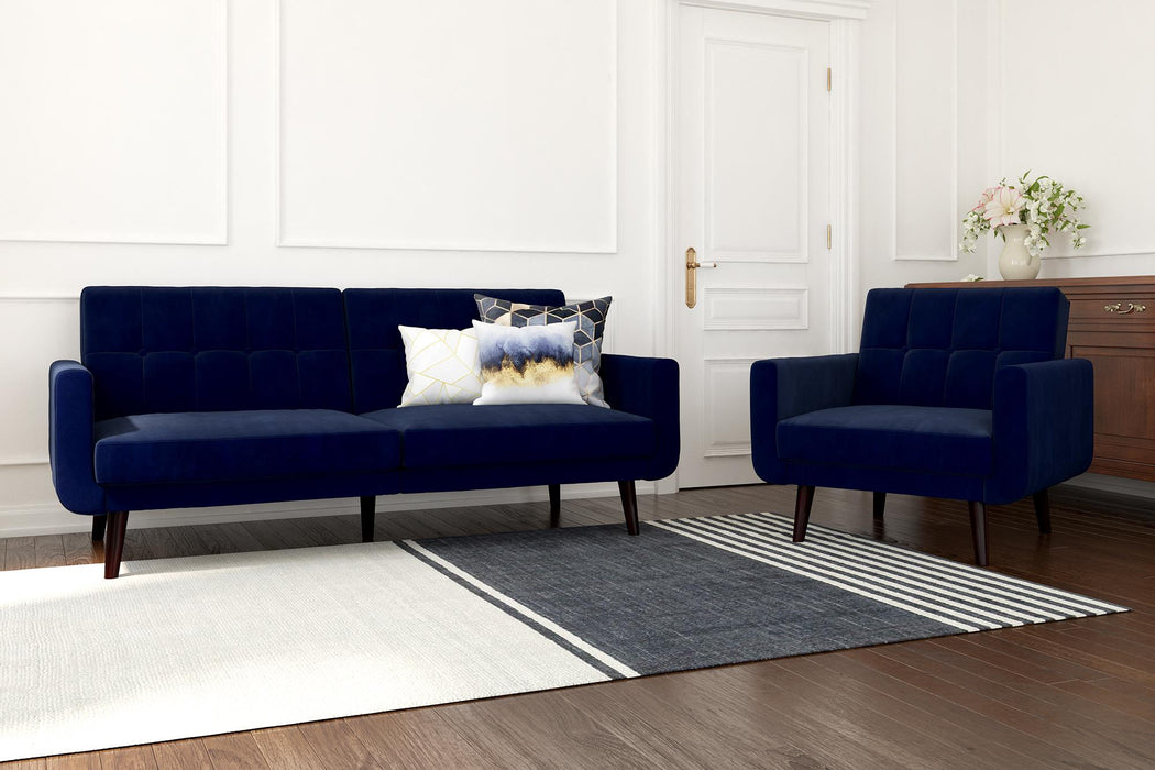 Nola 3 Pers. Sovesofa, blå